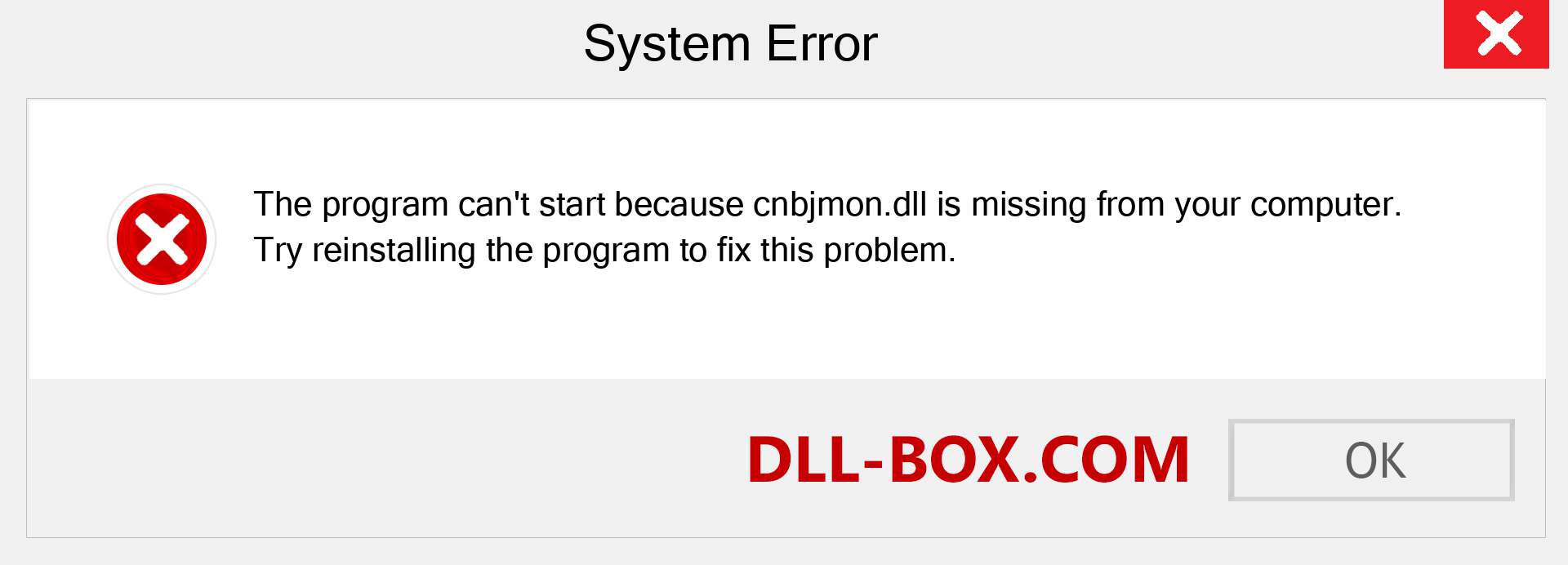  cnbjmon.dll file is missing?. Download for Windows 7, 8, 10 - Fix  cnbjmon dll Missing Error on Windows, photos, images
