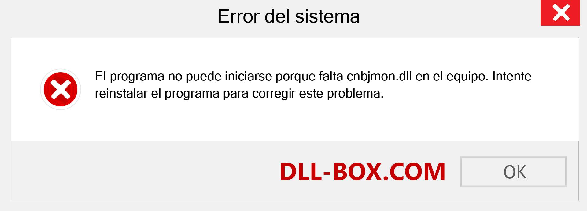 ¿Falta el archivo cnbjmon.dll ?. Descargar para Windows 7, 8, 10 - Corregir cnbjmon dll Missing Error en Windows, fotos, imágenes